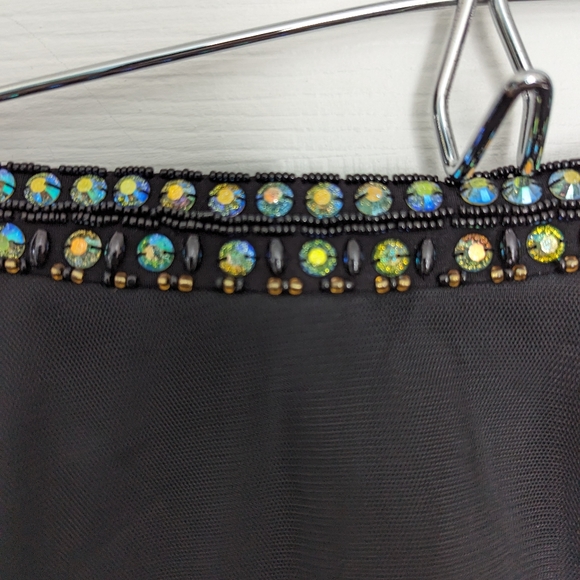 Women's Crystal Halter Top & Skirt 2 Piece Set - Size 3 - Picture 6 of 7